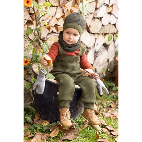 Disana - Knitted trousers - Anthracite（0M-4Y）
