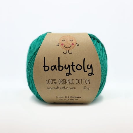 Babytoly Organic cotton yarns - EMERALD（毛糸）