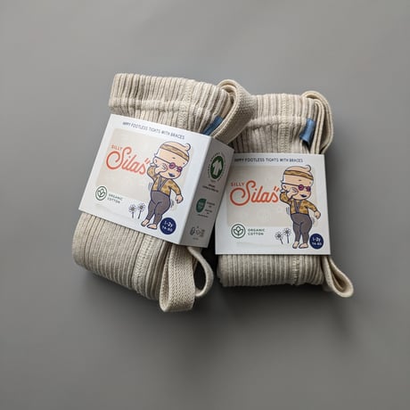 SILLY SILAS - hippy footless tights - CREAM