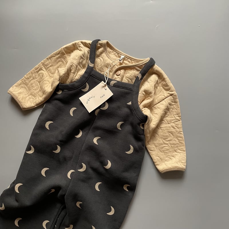 Organic Zoo Charcoal Midnight Dungarees - ボトムス