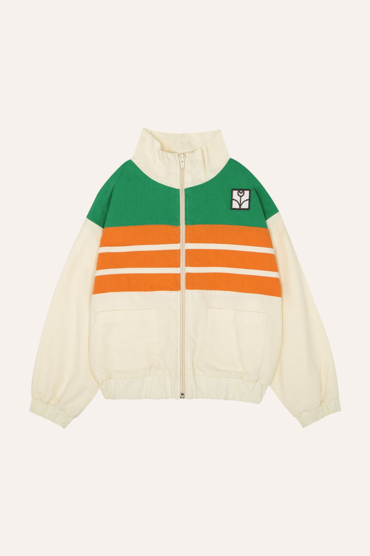 The Campamento - GREEN AND ORANGE KIDS JACKET（2...