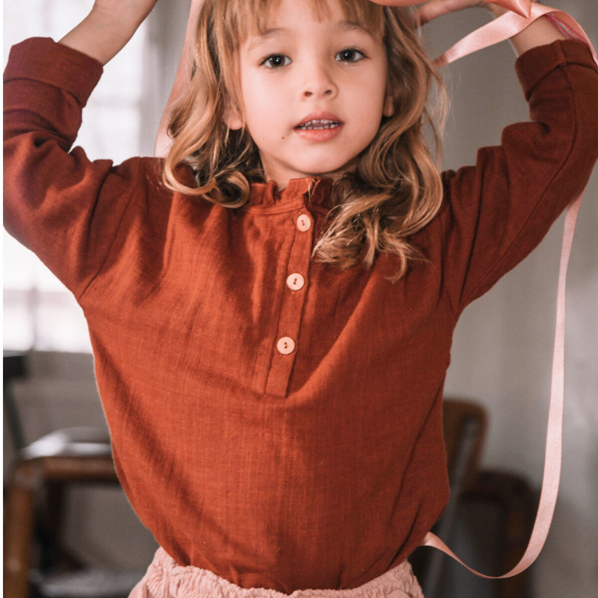 残り1点(18M)STUDIO BOHEME PARIS - OLYMPE BLOUSE |
