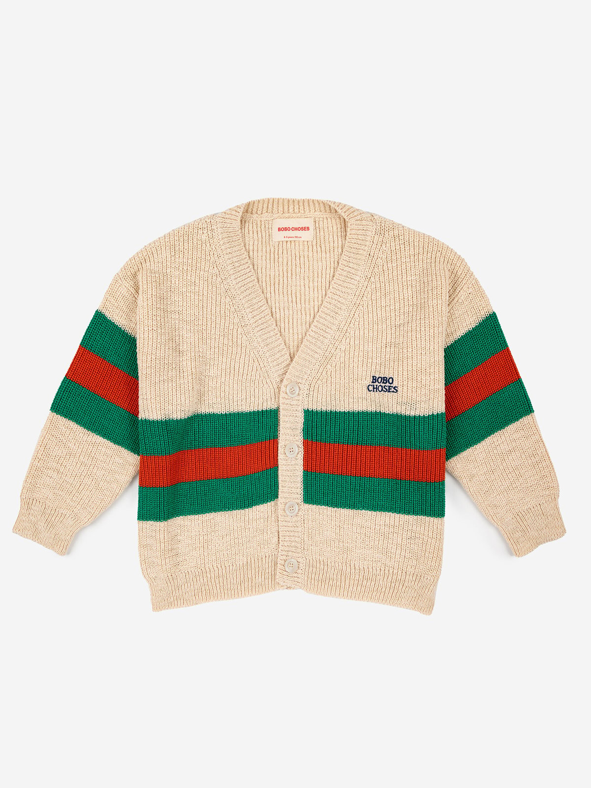 BOBO CHOSES （2Y-5Y）- Stripes cardigan | Sunnao