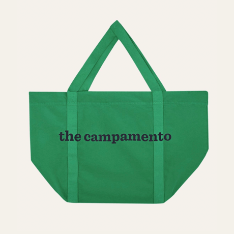 残り1点 ／The Campamento - Logo Big Tote bag - Green
