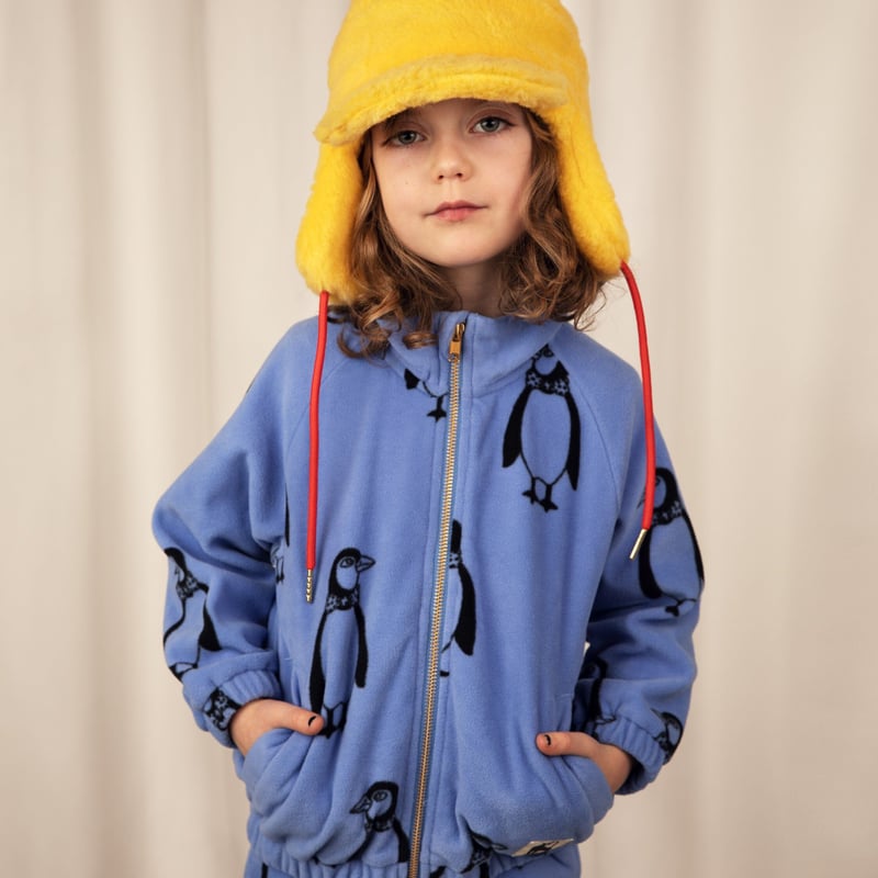 Mini Rodini - Penguin fleece jacket | Sunnao st...