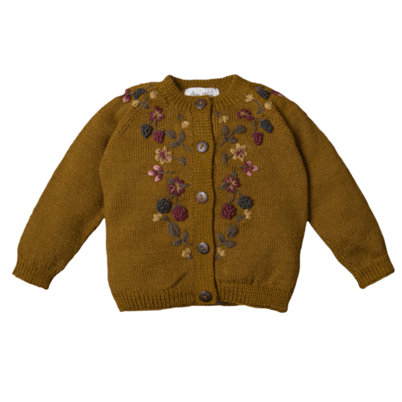 shirley bredal flower sweater 2y