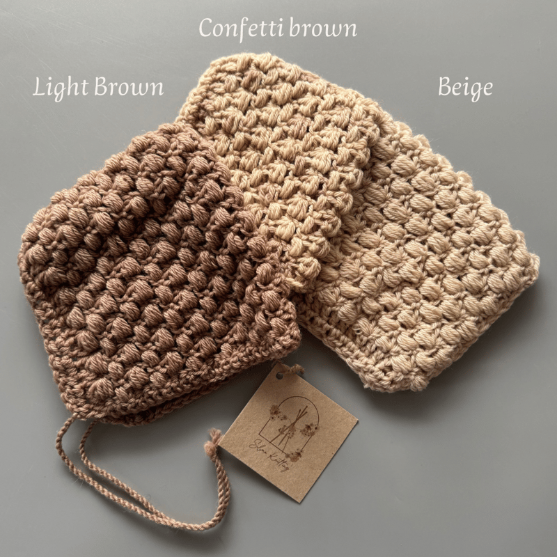 Silmu Knitting- Helmi Crochet Merino Bonnet | S