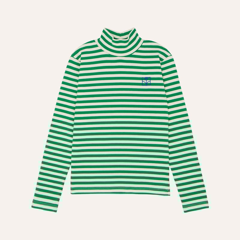 The Campamento - GREEN STRIPE TURTLE TOP（2-8Y）  