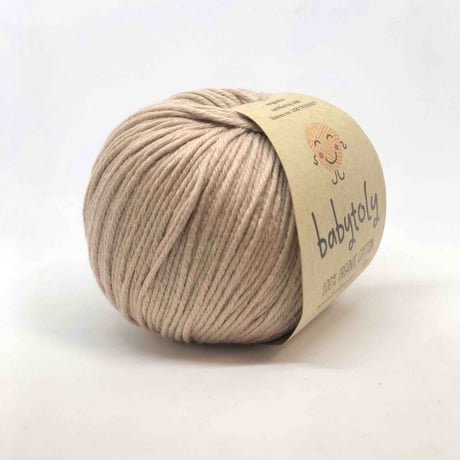 Babytoly Organic cotton yarns - CLAY（毛糸）