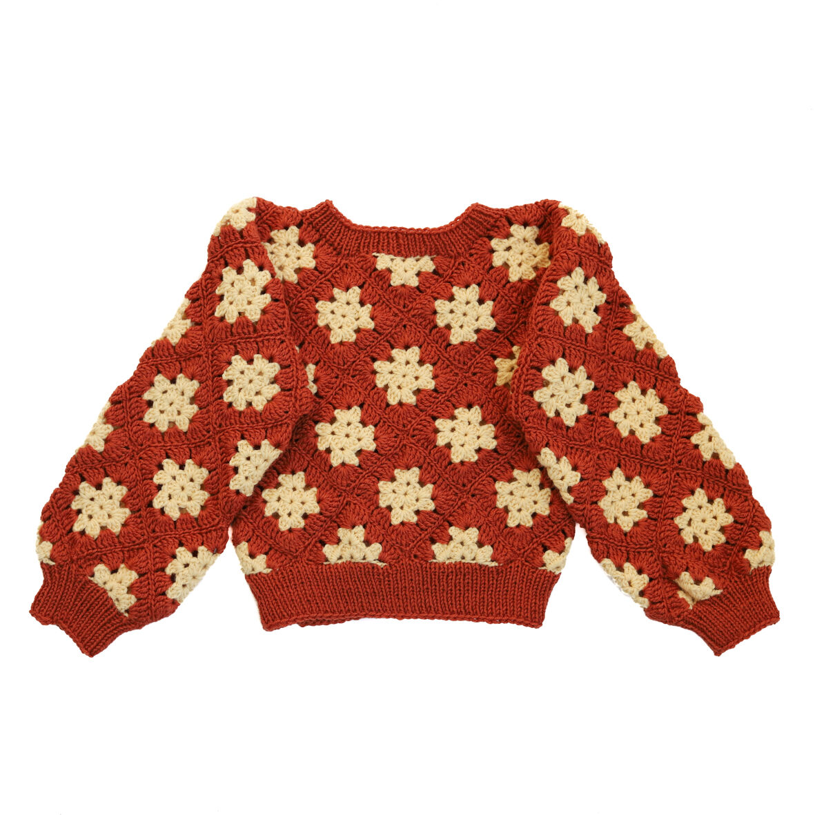 残り1点（6-8Y）Kalinka - Luca Sweater - Pumpkin/Suns...