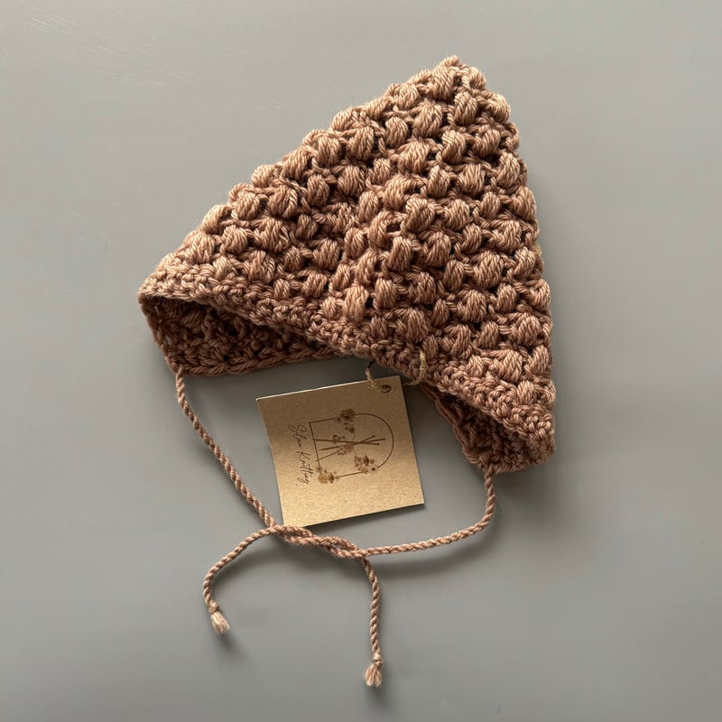 Silmu Knitting- Helmi Crochet Merino Bonnet | S