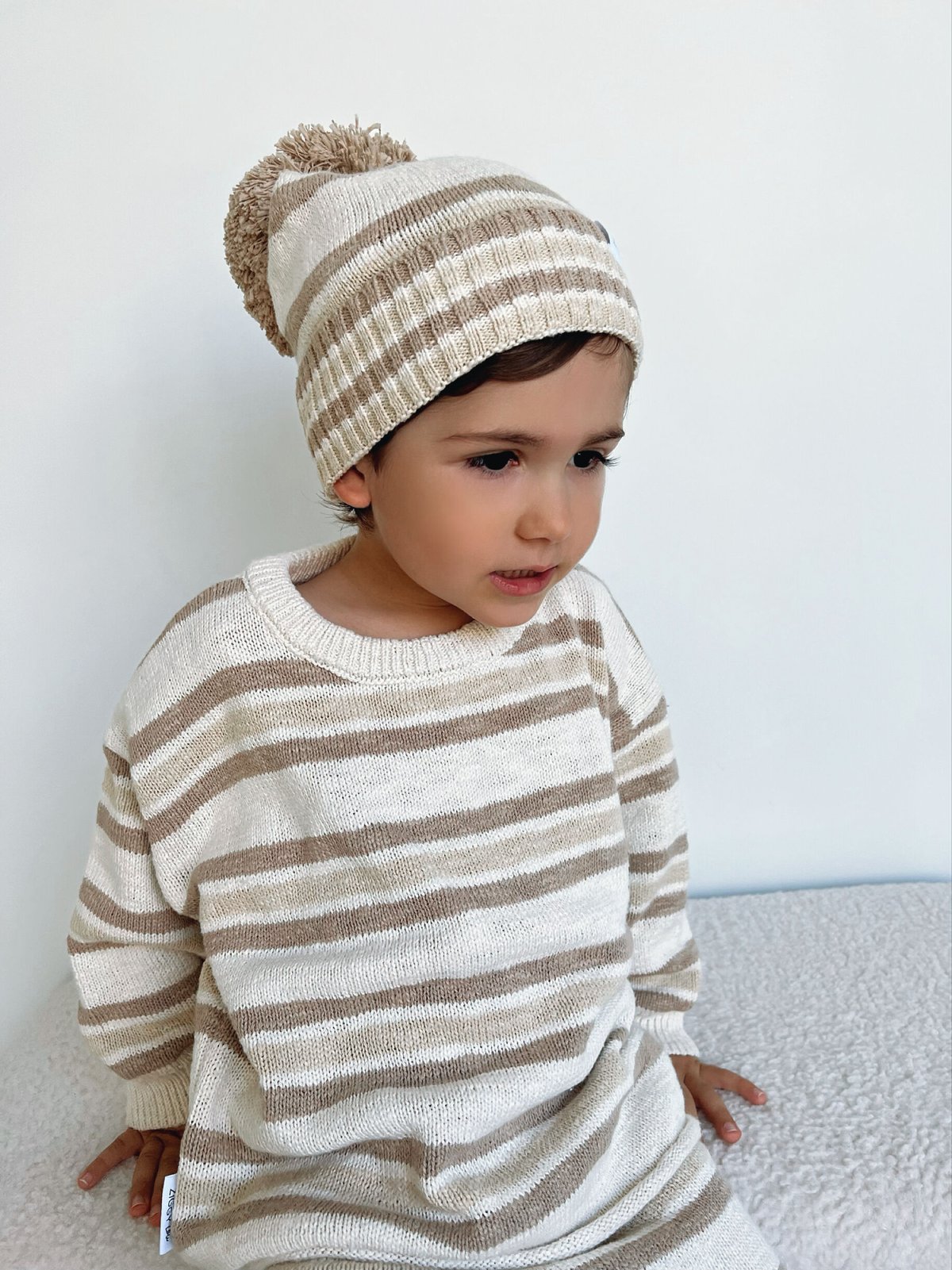 残り1点（3-4Y）Ziggy Lou - BEANIE - CINNAMON | Sunna