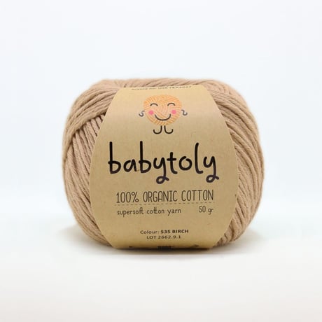 Babytoly Organic cotton yarns - BIRCH（毛糸）