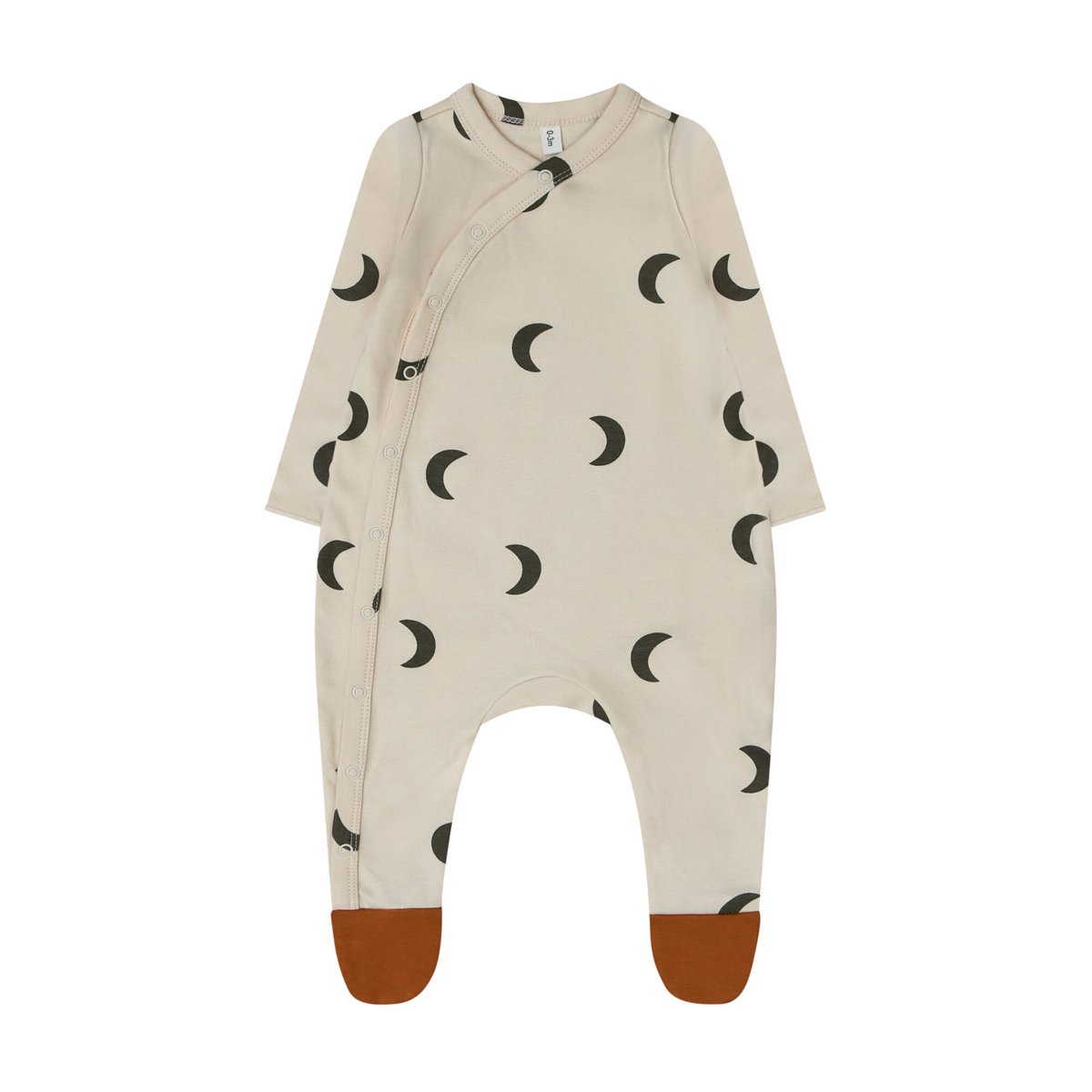 Organic zoo - Desert Midnight Suit w/ contrast feet （0M-12M）