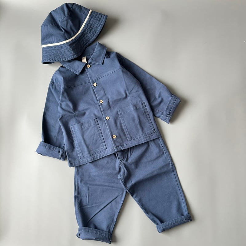 サイドタックワイドパンツ(S GREY): パンツanuans