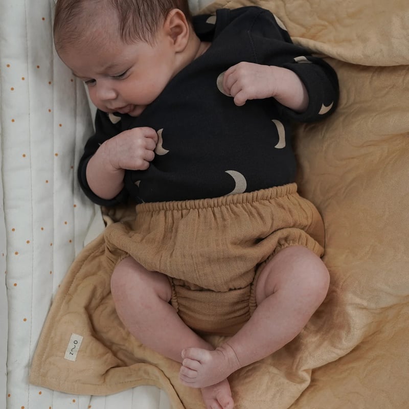 残り1点（3-6M）Organic zoo - Charcoal Midnight Wrap 