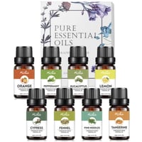 ピュア エッセンシャルオイル Dセット １００％ピュア 精油 １０ｍｌ×８本入 アロマオイル セット