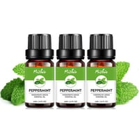 ピュア エッセンシャルオイル ペパーミント１０ｍｌ３本セット １００％ピュア ペパーミント精油 アロマオイルセット