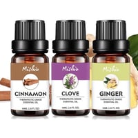ピュア エッセンシャルオイル スパイシー１０ｍｌ３本セット １００％ピュア 精油 クローブ １０ｍｌ １００％ピュア 精油 ジンジャー １０ｍｌ １００％ピュア 精油 シナモン １０ｍｌ入り