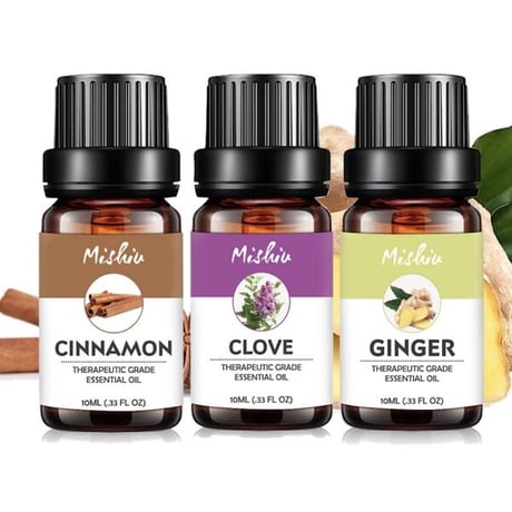 ピュア エッセンシャルオイル スパイシー１０ｍｌ３本セット １００％ピュア 精油 クローブ １０ｍｌ １００％ピュア 精油 ジンジャー １０ｍｌ １００％ピュア 精油 シナモン １０ｍｌ入り