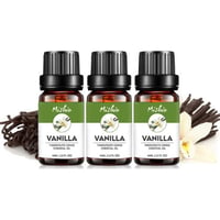 ピュア エッセンシャルオイル バニラ１０ｍｌ３本セット １００％ピュア バニラ精油 アロマオイルセット