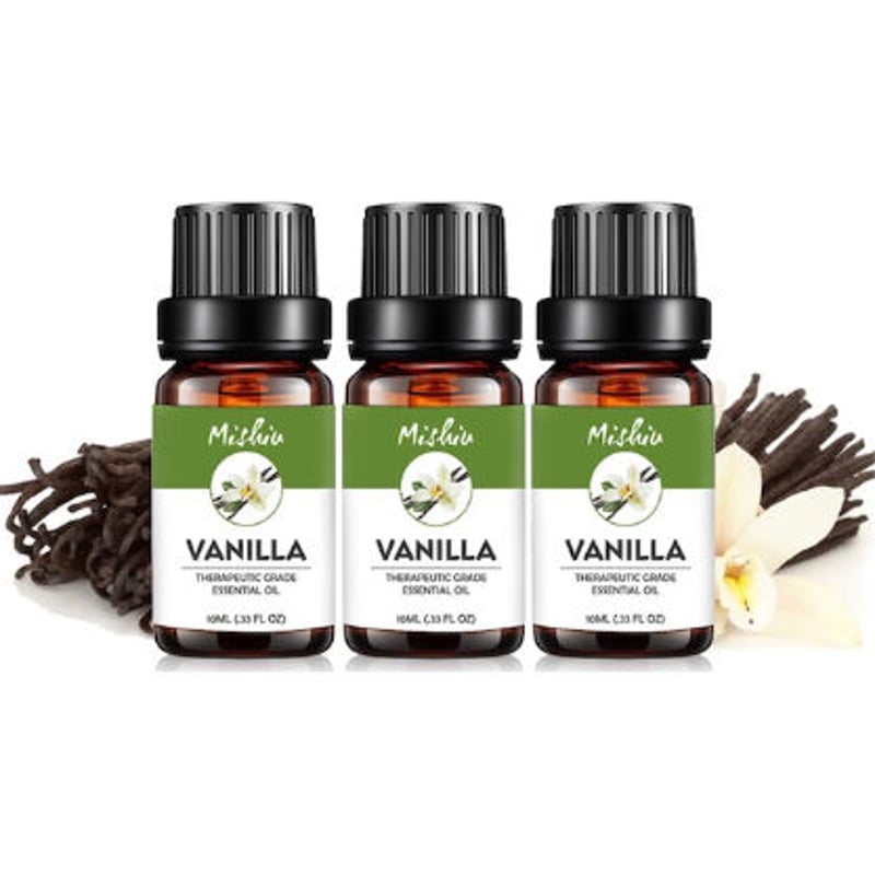 ピュア エッセンシャルオイル 3種セット ピュア エッセンシャルオイル バニラ10ml3本セット 100