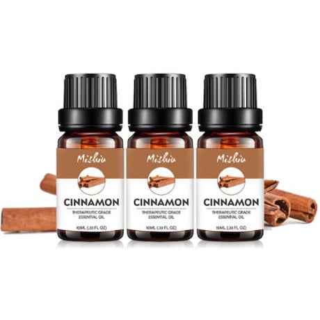 ピュア エッセンシャルオイル シナモン１０ｍｌ３本セット １００％ピュア シナモン精油 アロマオイルセット