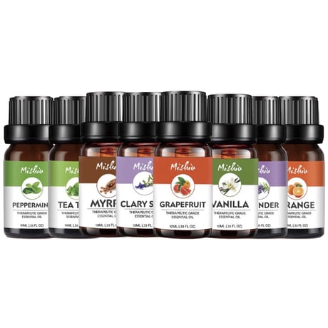 ピュア エッセンシャルオイル Cセット １００％ピュア 精油 １０ｍｌ×８本入 アロマオイル セット