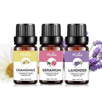 ピュア エッセンシャルオイル フローラル１０ｍｌ３本セット １００％ピュア 精油 ゼラニウム １０ｍｌ １００％ピュア 精油 カモミール １０ｍｌ １００％ピュア 精油 ラベンダー １０ｍｌ入り