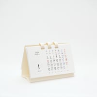 卓上カレンダー ミニ よこ型 2026【1月始まり】【月曜始まり】【日曜始まり】