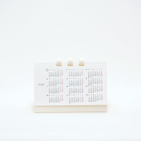 卓上カレンダー ミニ よこ型 2026【1月始まり】【月曜始まり】【日曜始まり】