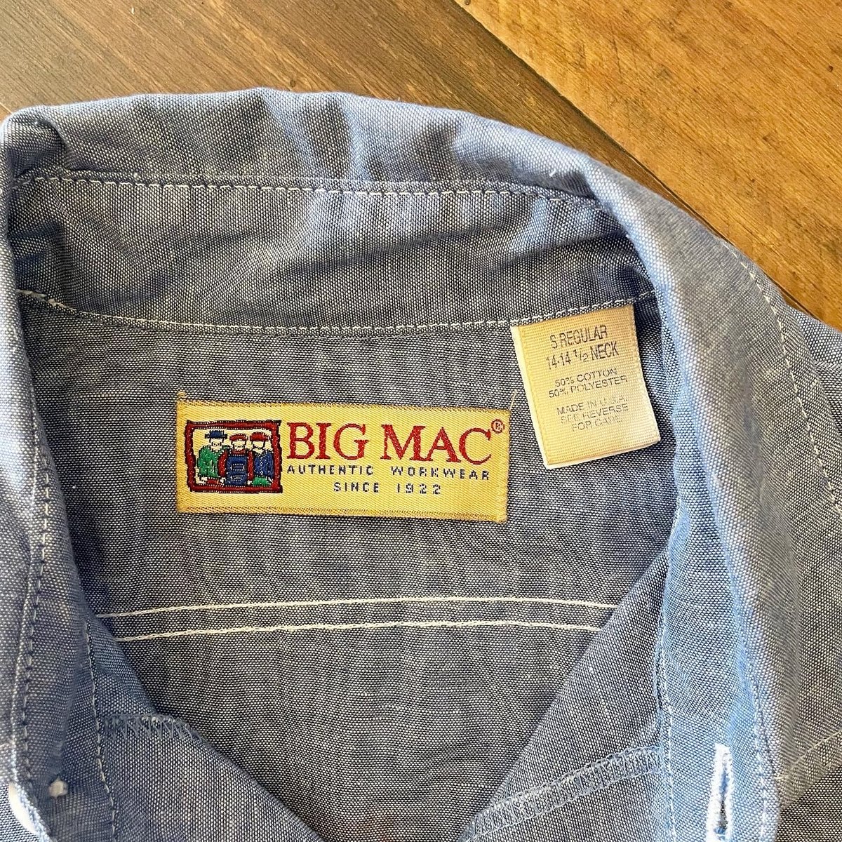 90s BIG MAC chambray shirt (made in USA) | coff