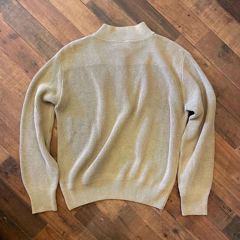 90s L.L.Bean henley neck cotton knit (made in U 90s L.L.Bean henley neck cotton knit (made in U