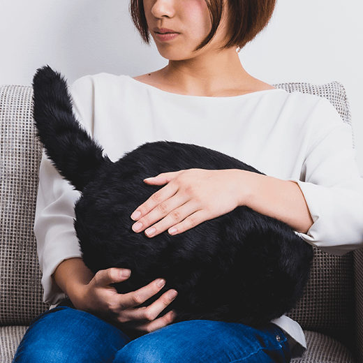 Qoobo【クーボ・ハスキーグレー】 | Robot Planet Online store