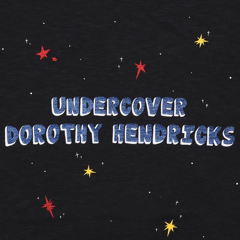 トップス DOROTHY HENDRICKS UNDERCOVER GLITTER TEE GLITTER PRINT TEE UNDERCOVER | Dorothy Hendricks