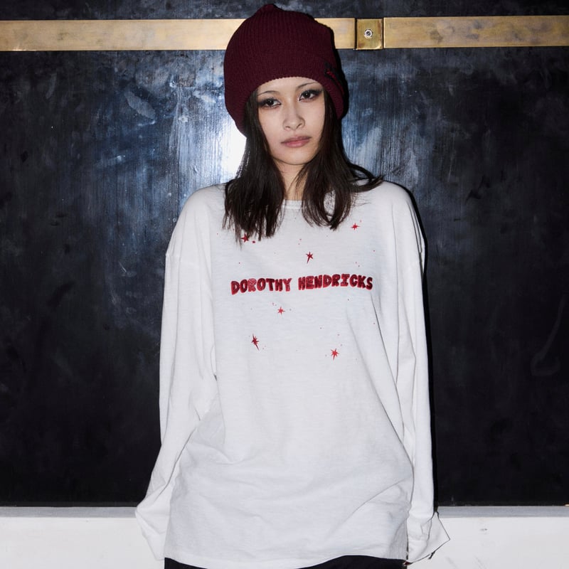 GLITTER PRINT LONG SLEEVE TEE | Dorothy Hendricks