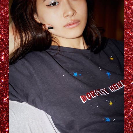 GLITTER PRINT TEE