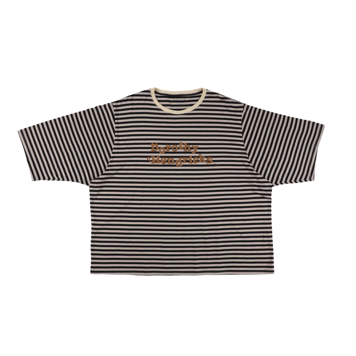 STRIPED DOLMAN SLEEVE TEE | Dorothy Hendricks