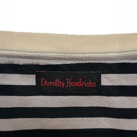 STRIPED DOLMAN SLEEVE TEE