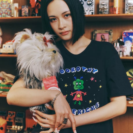 GLITTER PRINT TEE DOROTHY HYSTERICKS(LALA)