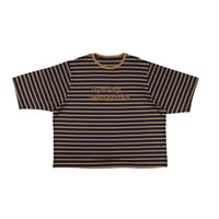 STRIPED DOLMAN SLEEVE TEE