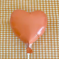 4インチ♡バルーン【パステルコーラル】×きらきらバルーンスティックセット