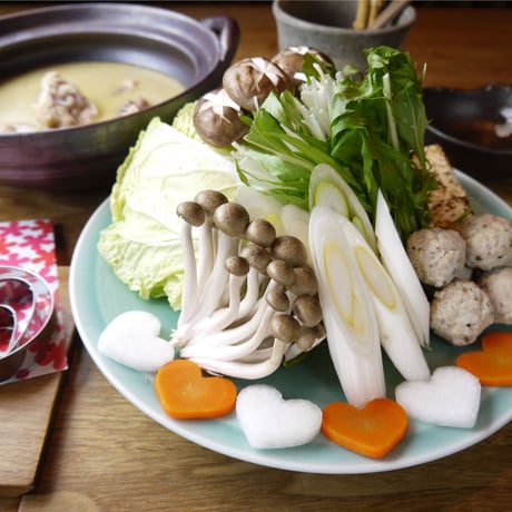 親子で出来る楽しいクッキング！水炊きと野菜の型抜きセット　２～３人前