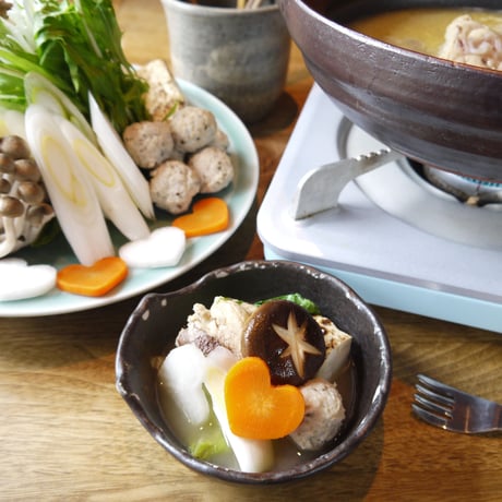 親子で出来る楽しいクッキング！水炊きと野菜の型抜きセット　３～４人前