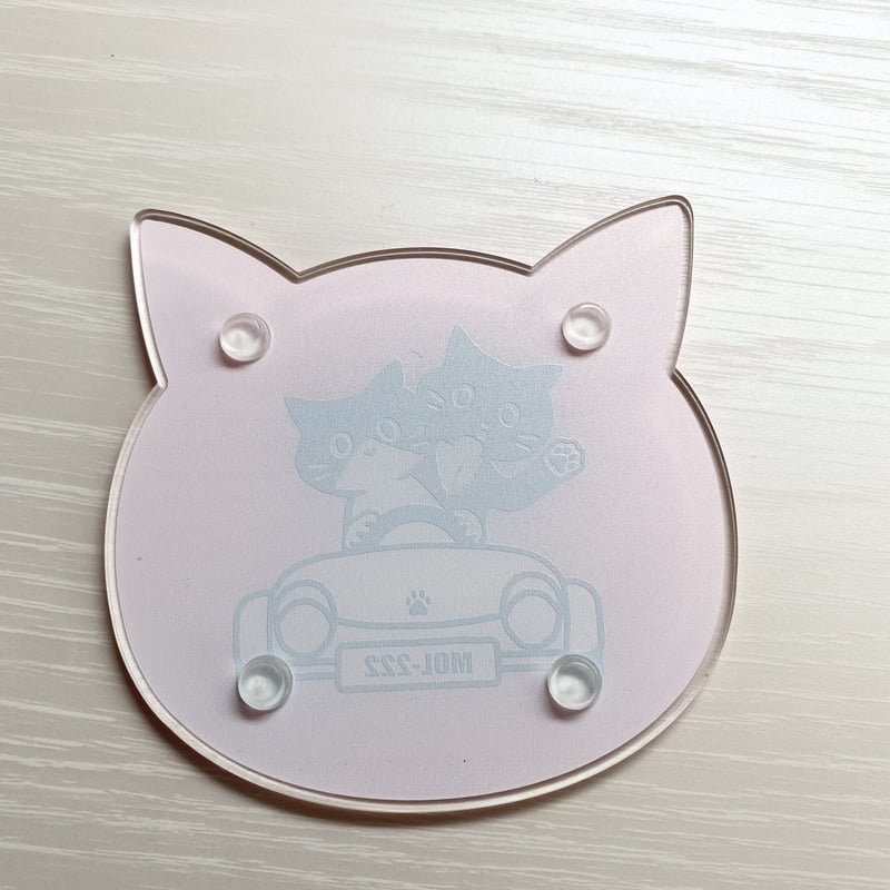 アクリルコースター(ピンク) | maruore-store