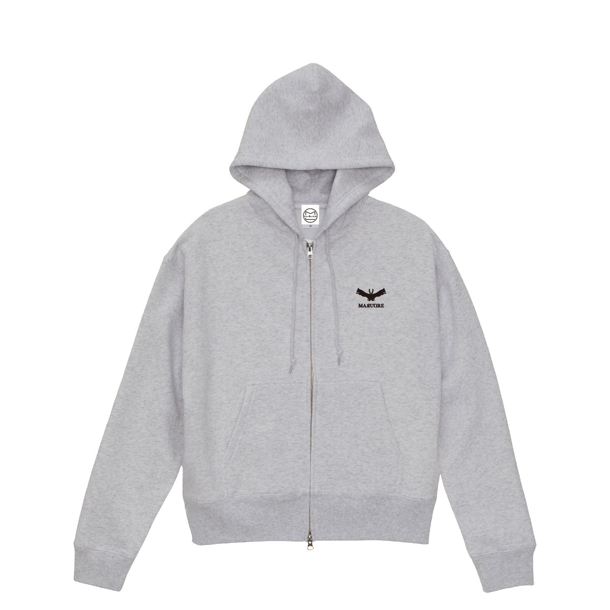 完売モデル★ドゥロワー ロゴ刺繍 サイドジップ コットンカシミヤ裏毛パーカー 完売モデル☆ドゥロワー ロゴ刺繍 サイドジップ コットンカシミヤ裏毛