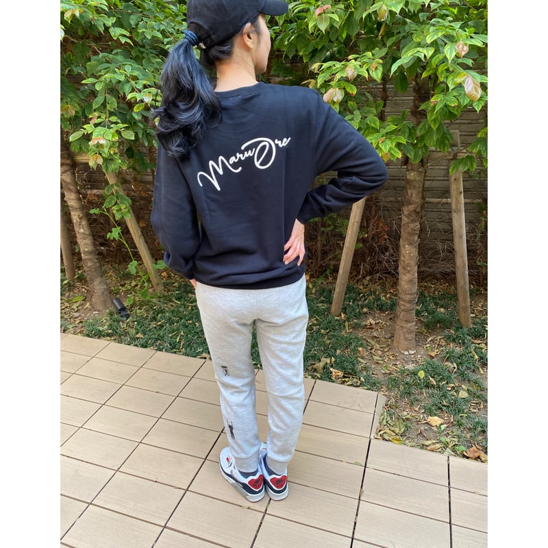 香箱ロゴスウェット(ブラック) | maruore-store