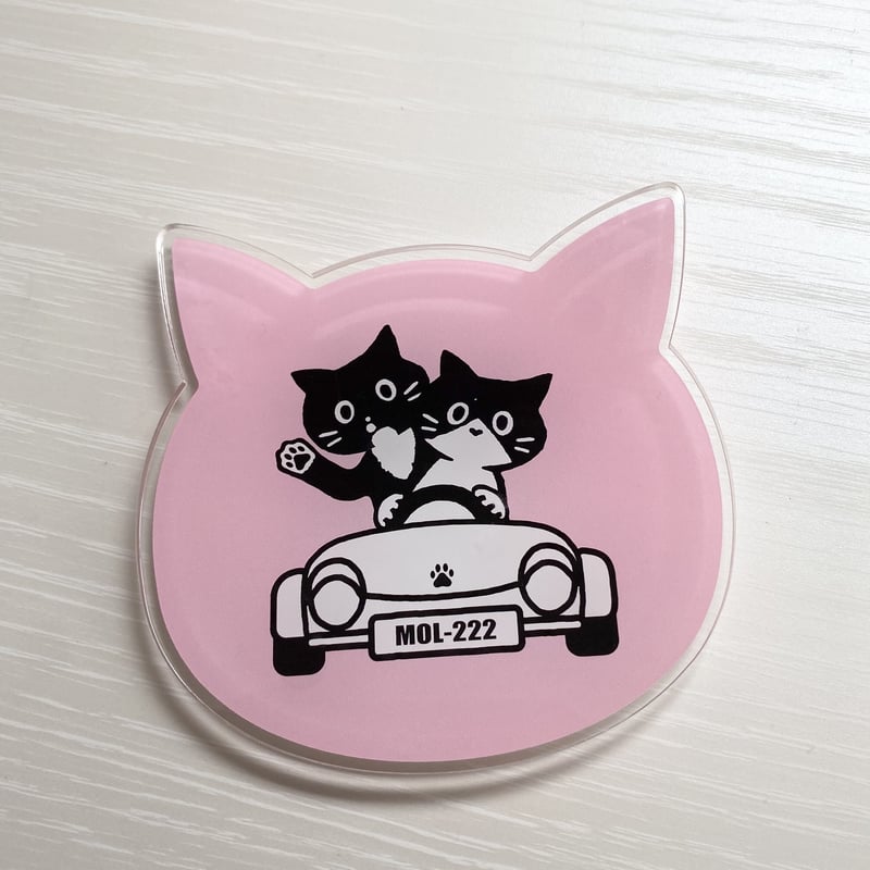 アクリルコースター(ピンク) | maruore-store