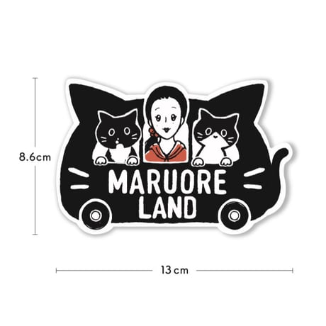 MARUORE LANDステッカー