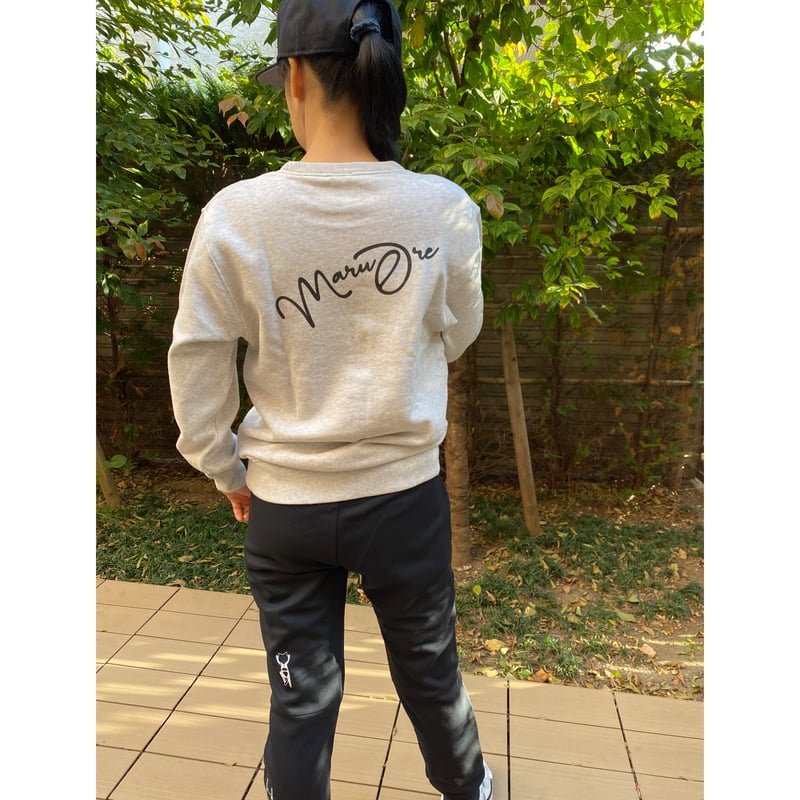 香箱ロゴスウェット(オートミール) | maruore-store